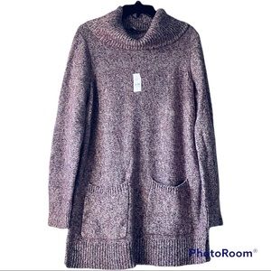 NWT Loft Outlet Melange Cowl Neck Sweater. Pair with leggings & booties! 🍂
